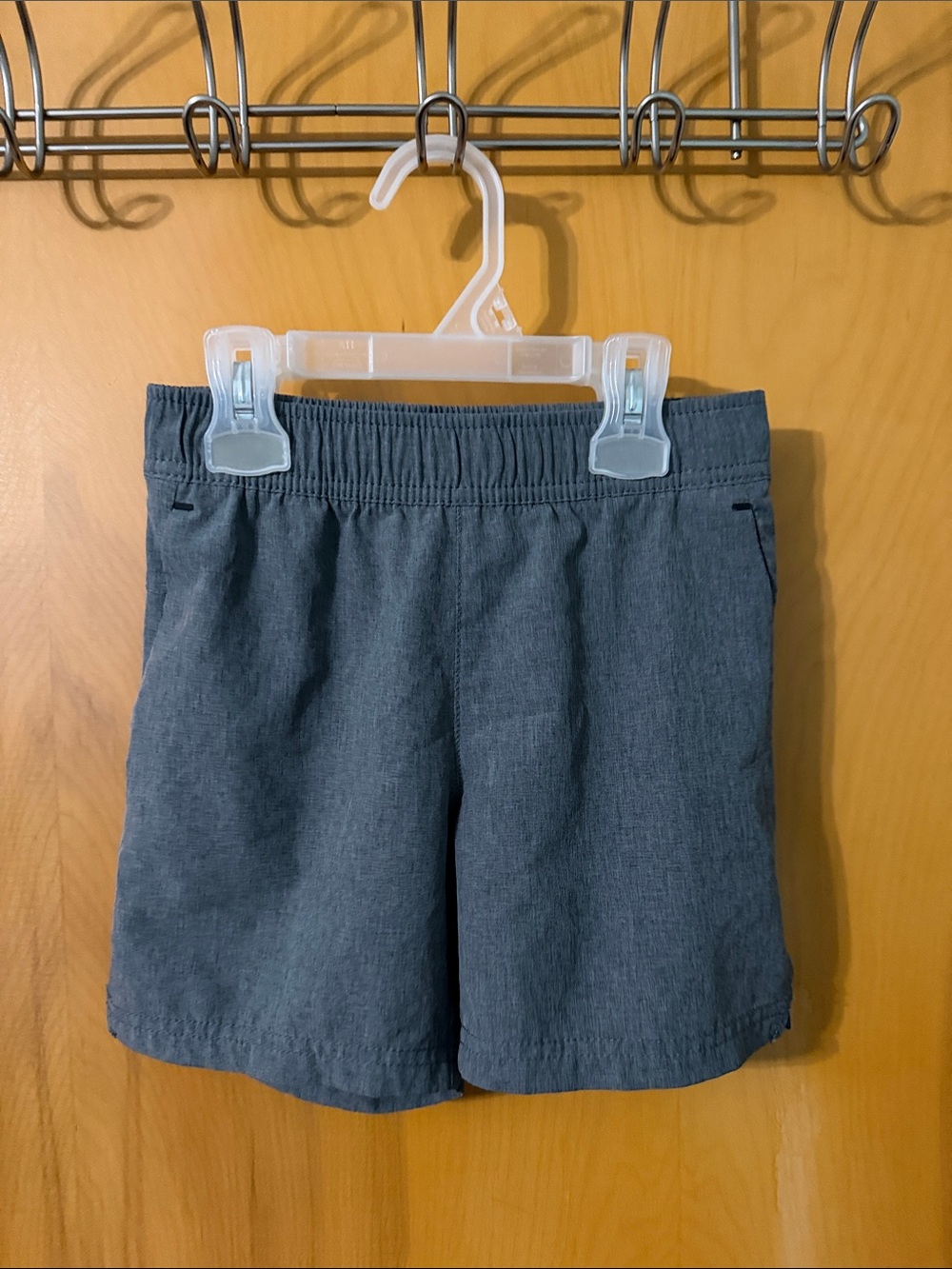Old Navy Gray Elastic-Waist Kids Shorts